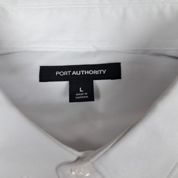 Land Rover‎ Button Down Shirt Mens Large White Embroidered Logo Long Sleeve - Picture 3 of 9